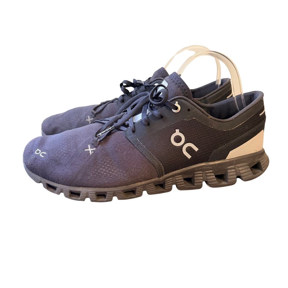 ON Running Cloud X 3 Men's Size 10 Black Running Shoes 60.98705